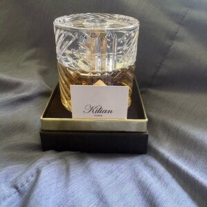 Kilian Paris Crystal Candle Holder with Gold Accents